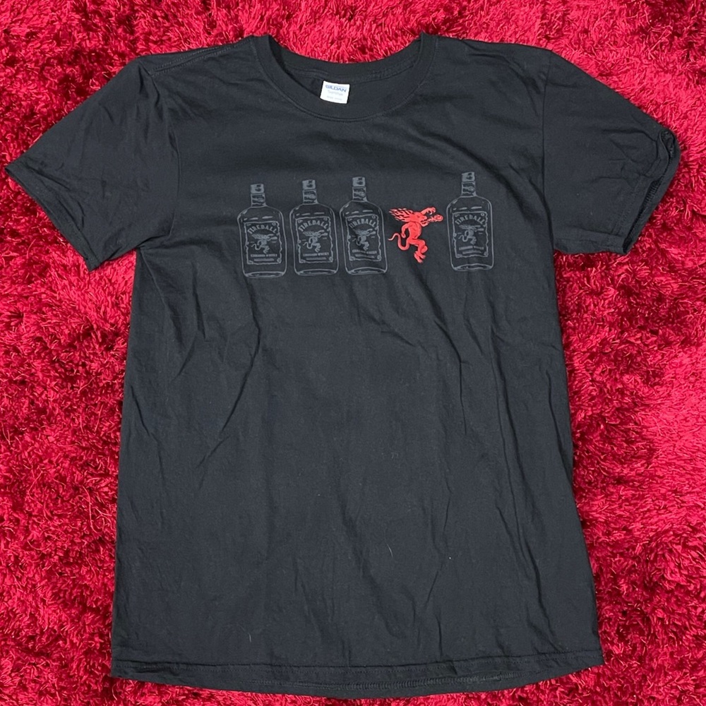 Fireball Cinnamon Whiskey Shirt Good Times Medium